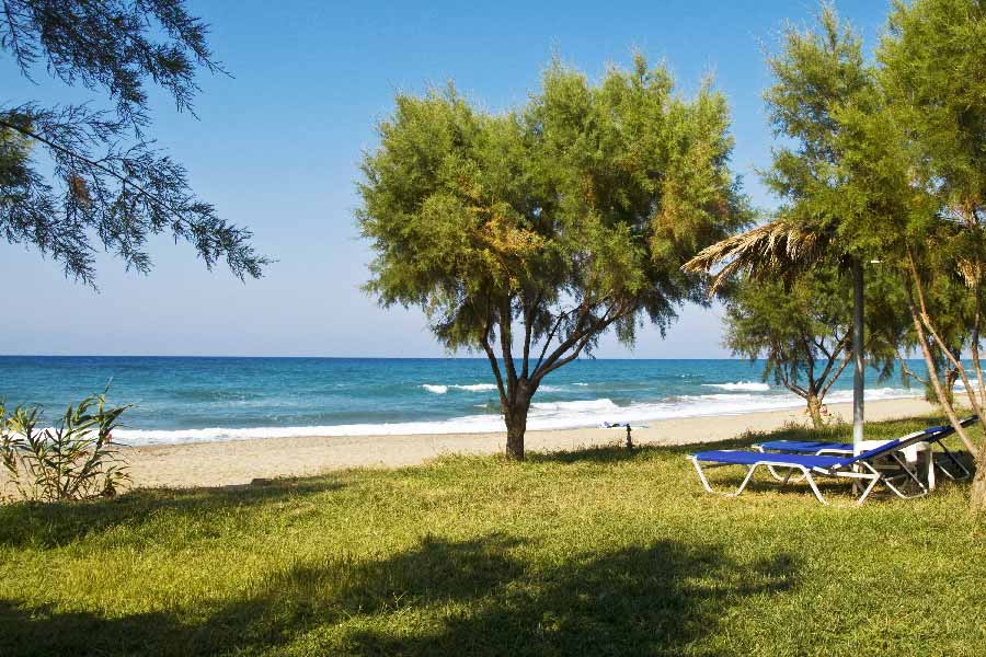 Strand i Gerani på Kreta